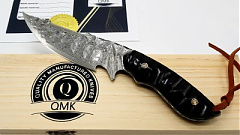 QMK-123 Damaszk 4 élű fix kés