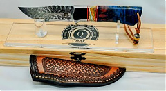 QMK-159 Damaszk fix kés