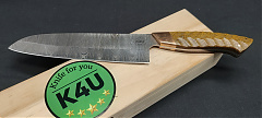 K4U-123 Damaszk Santoku kés