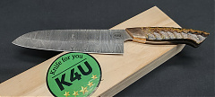 K4U-123 Damaszk Santoku kés